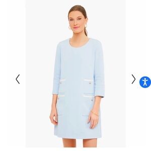 Light blue Francoise Mod Mini Dress
